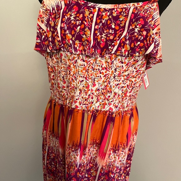Multi colored cute spring or summer dress - Picture 1 of 4